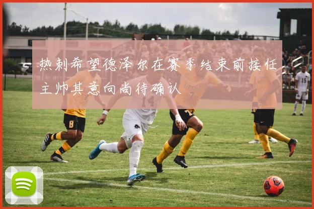 热刺希望德泽尔在赛季结束前接任主帅其意向尚待确认